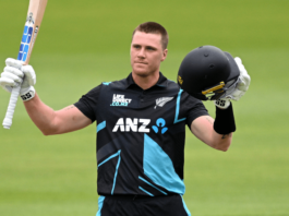 Allen Finn smashes highest T20I score for New Zealand