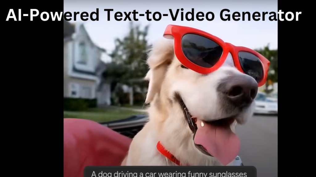 google Lumiere New AI-Powered Text-to-Video Generator a smiling dog wear sun glasses Trending Khazana 